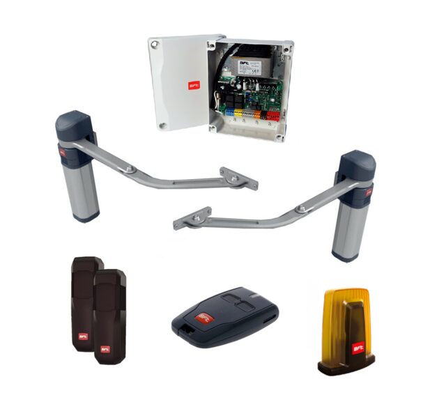 BFT E5 A18 BT 24V KIT (Līdz 3.60m) Divviru veramo vārtu automātika