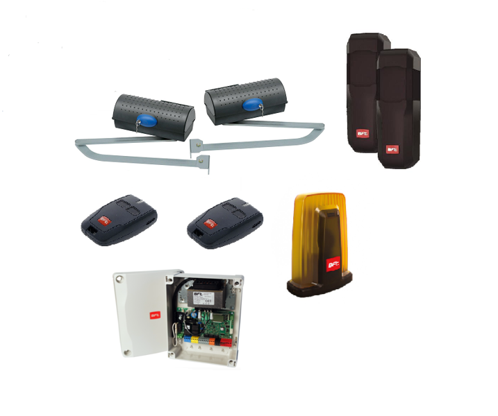 BFT IGEA 230V KIT (Līdz 5M) Divviru veramo vārtu automātika